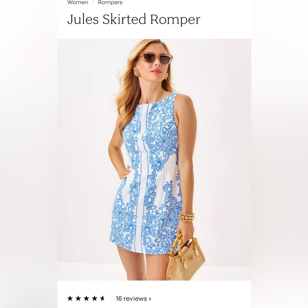 Lilly Pulitzer Jules Skirted Romper